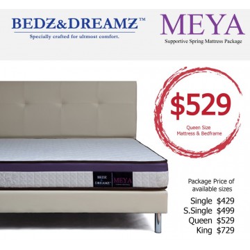 Bedz & Dreamz Meya Mattress + Bedframe Bundle